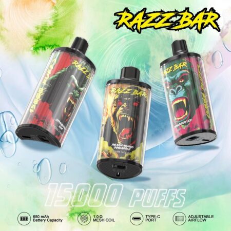 blueberry ice razz bar 15k puff disposable vape