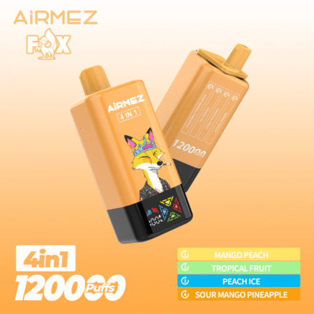 Airmez FOX 120K Mesh Coil Vape Type-C Charging