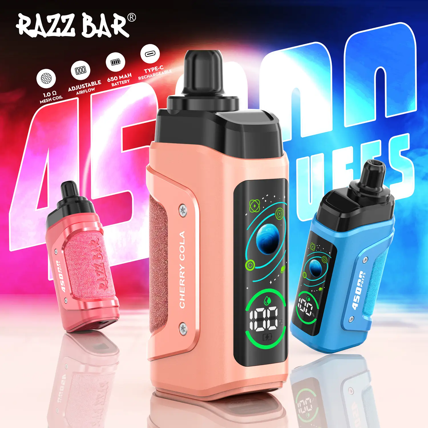 razz bar 45000 disposable vape 45k puff rechargeable box