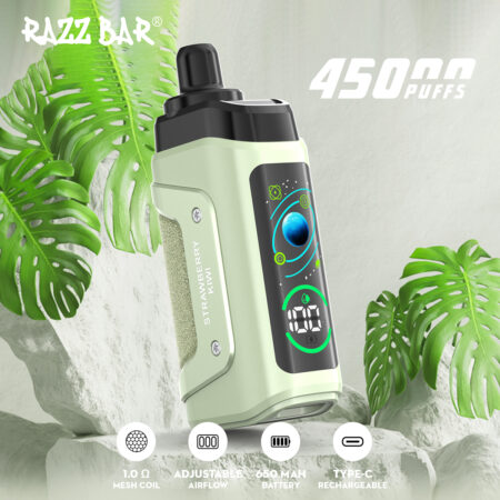 razz bar 45k puff strawberry banana big capacity vape