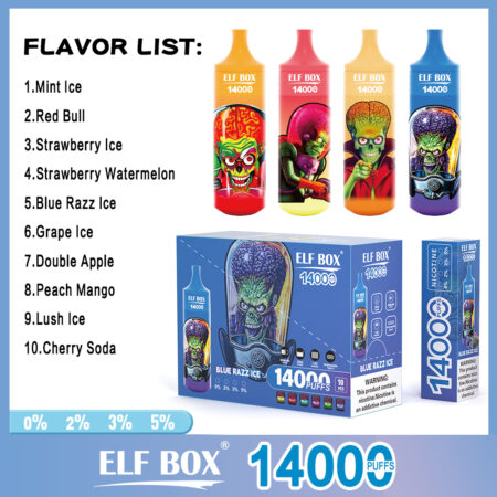 ELF BOX RGB 14000pro Type-C charging port