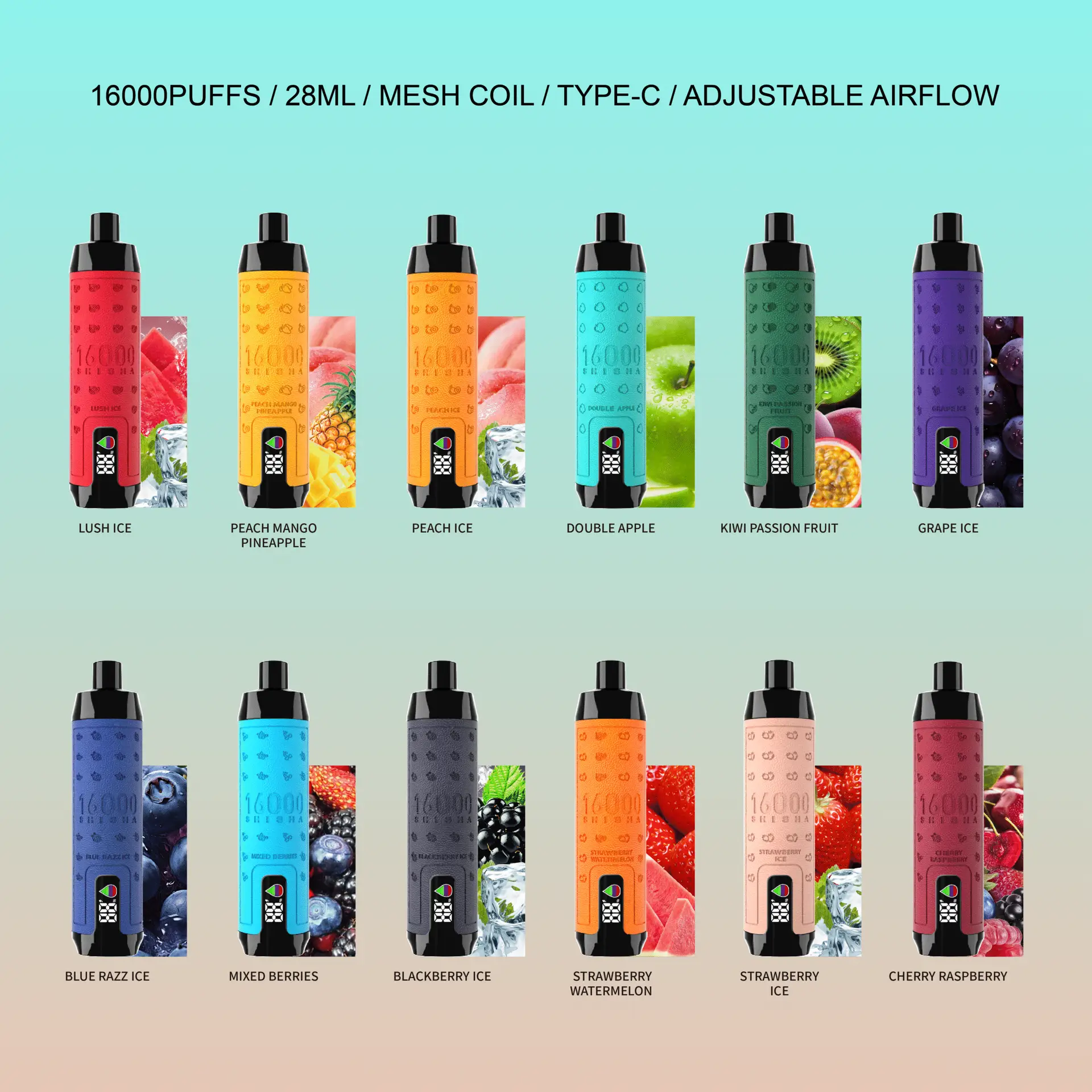 ELF BOX SHISHA 16000 mesh coil design