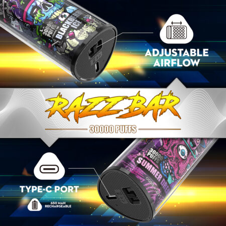 razz bar cola ice 30k puff rechargeable vape