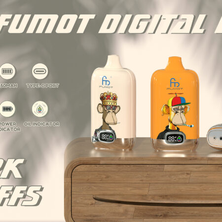 Fumot 12000 Puffs vape with LED smart display
