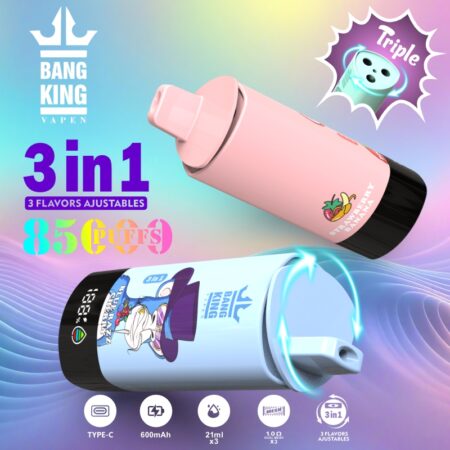 Puff Bang King 85K 3-in-1 disposable e-cigarette