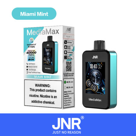 JNR media max disposable vape with call feature