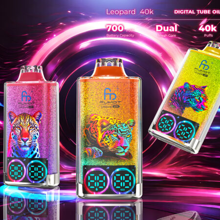 fumot leopard 40k disposable vape charging with type-c port