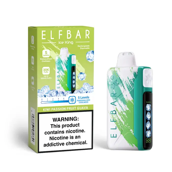Elfbar Ice King 30000 LED Display Screen Vape Pen