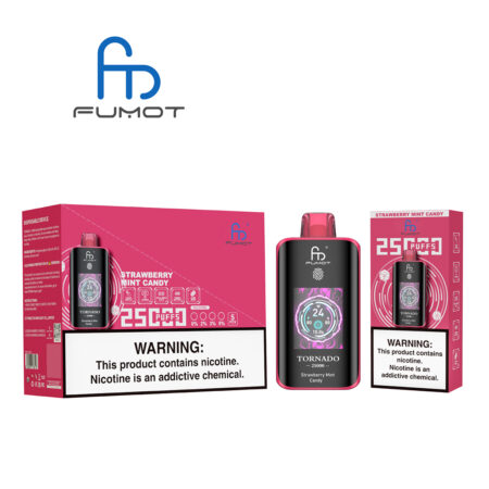 fumot cool mint tornado 25000 rechargeable vape box