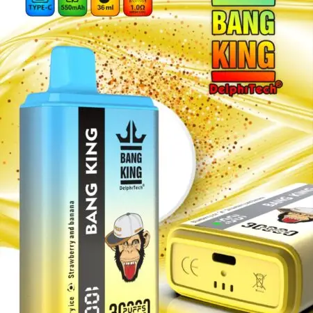 Bang King 30K handy vape with 36ml dual flavor tank