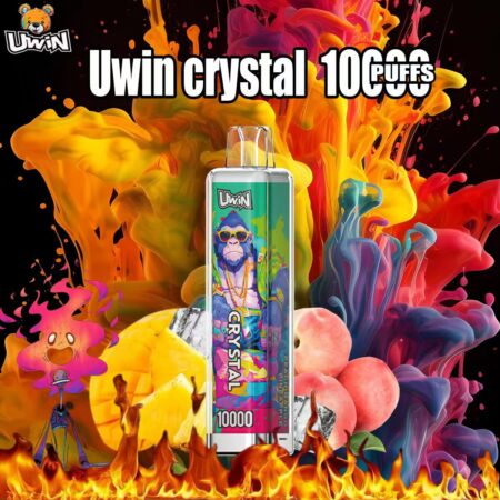 Uwin Crystal 10K disposable vape 10000 puffs with RGB lights