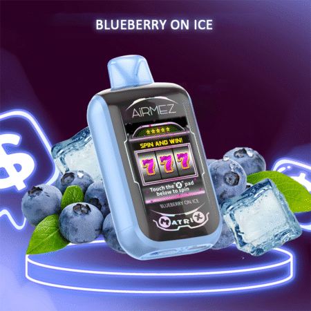 Airmez Matrix 30K Big Puff Vape Blueberry Ice Flavor