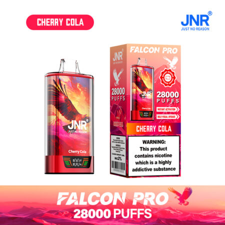 JNR Falcon 28k Vape Box in Hand – Portable Size