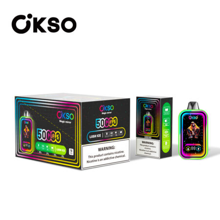 OKSO Magic Mirror 50K Vape Box Packaging for Wholesale