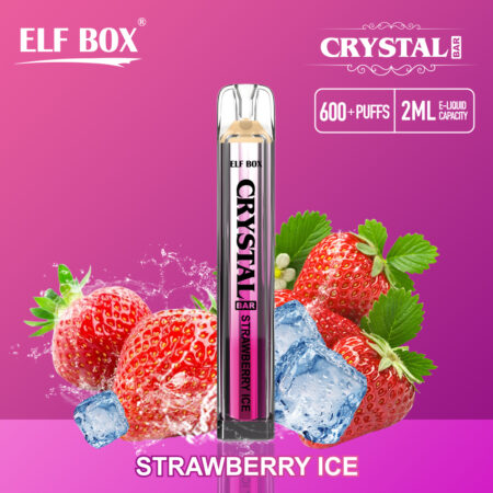 ELF BOX Crystal Bar 600 fruity flavors disposable e-cigarette