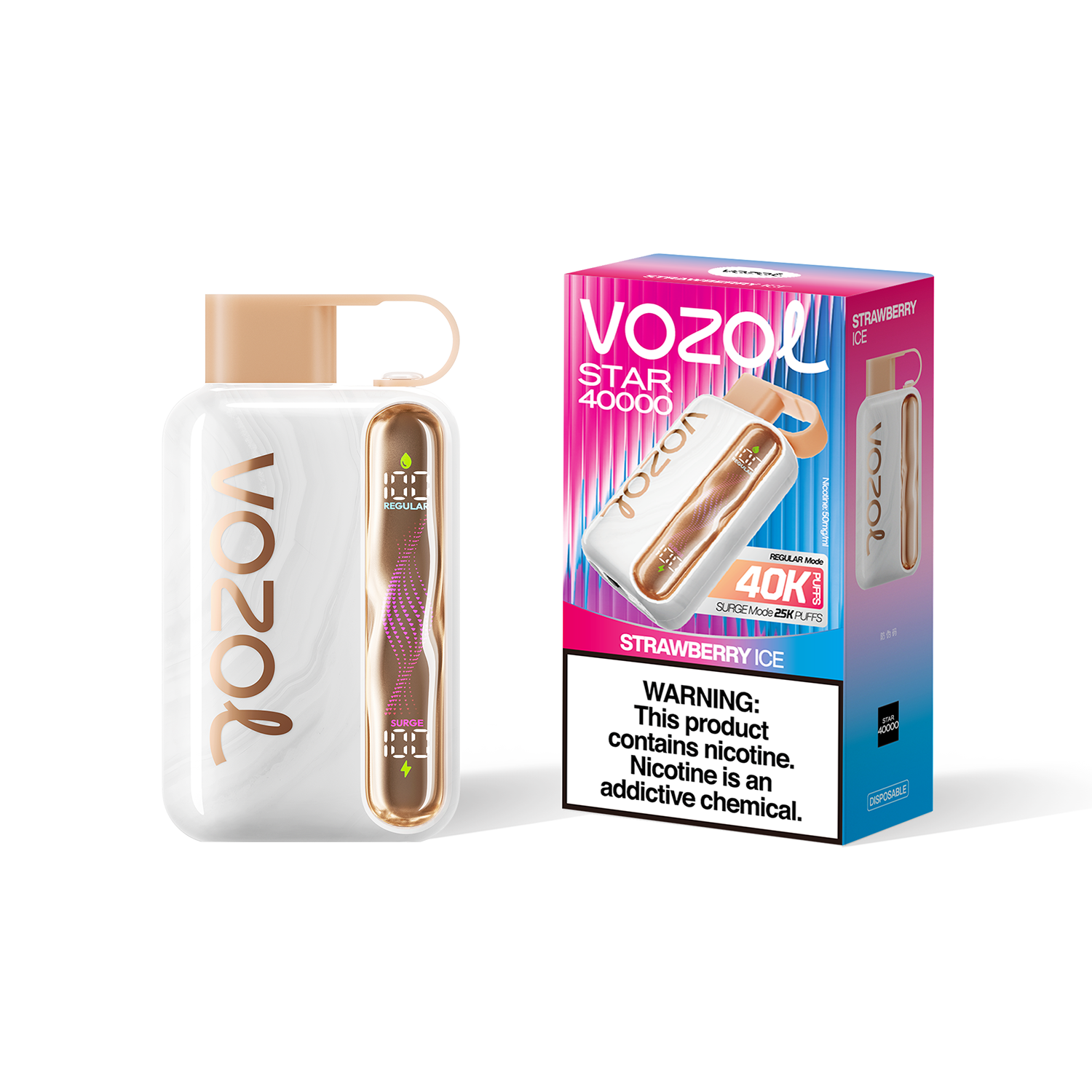 Rechargeable Type-C Vozol Star 40K Device