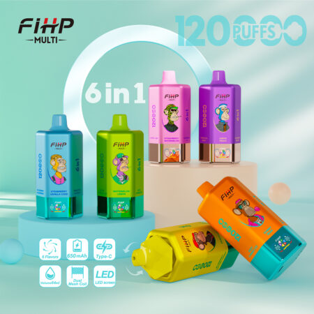 Monkey vape FIHP 6in1 colorful vape box design