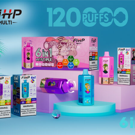 FIHP 120k rechargeable vape with Type-C port