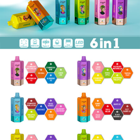 FIHP 120k 64ml e-liquid 6 independent pods