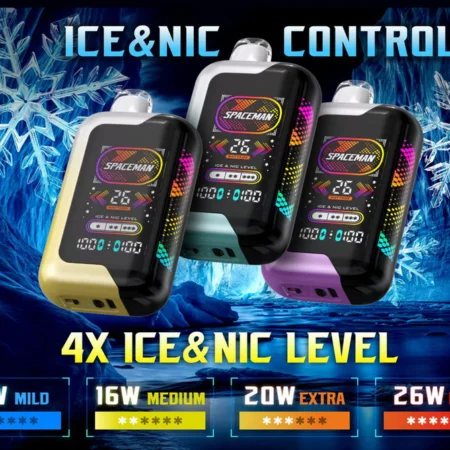 Full screen display of SP 40K disposable e-cigarette