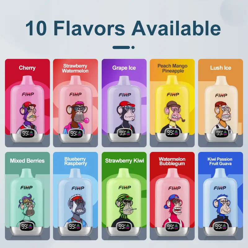 FIHP 12K Cool Vape with 10 Flavor Options