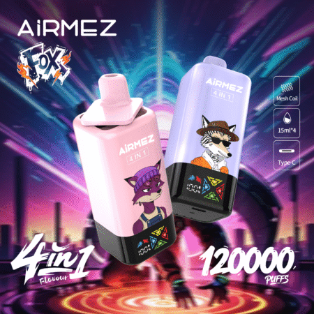 Airmez FOX 120K 4-in-1 Multi Flavor Disposable Vape