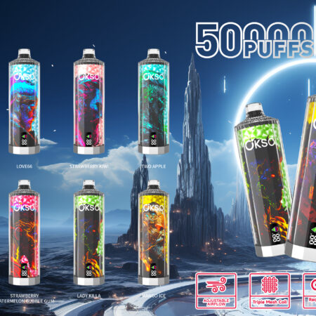 Triple Mesh Coil Disposable Vape with Adjustable Airflow