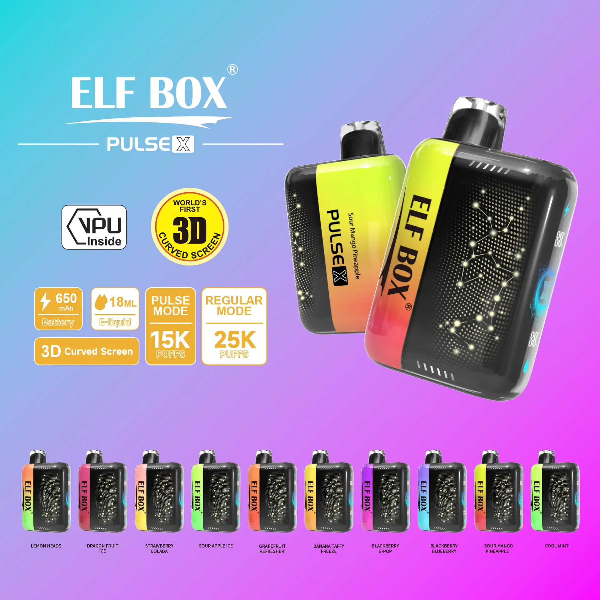 ELF BOX PULSE X 25K dual mesh coil structure