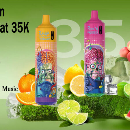 Tornado Beat 35K disposable e-cigarette in Blueberry Raspberry flavor