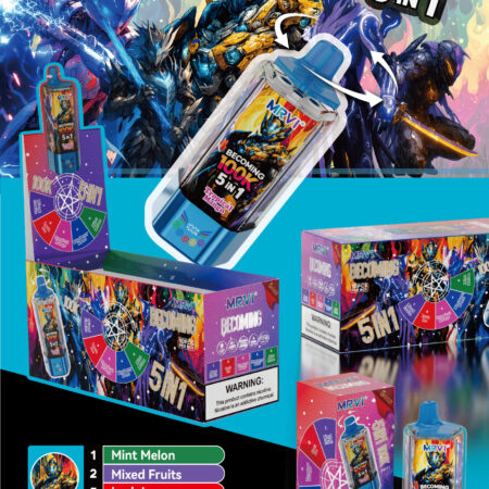 MRVI 100K 75ml e-liquid big puff vape device