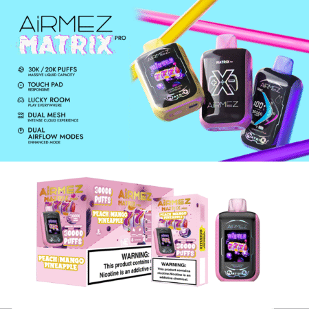 Airmez Matrix 30K Smart Vape with Touch Display