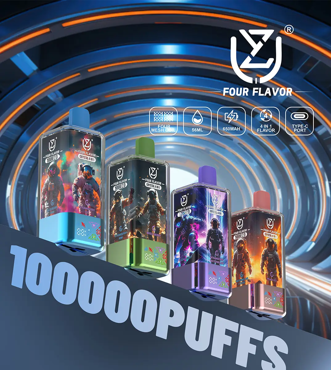 UZY 100K mesh coil detai