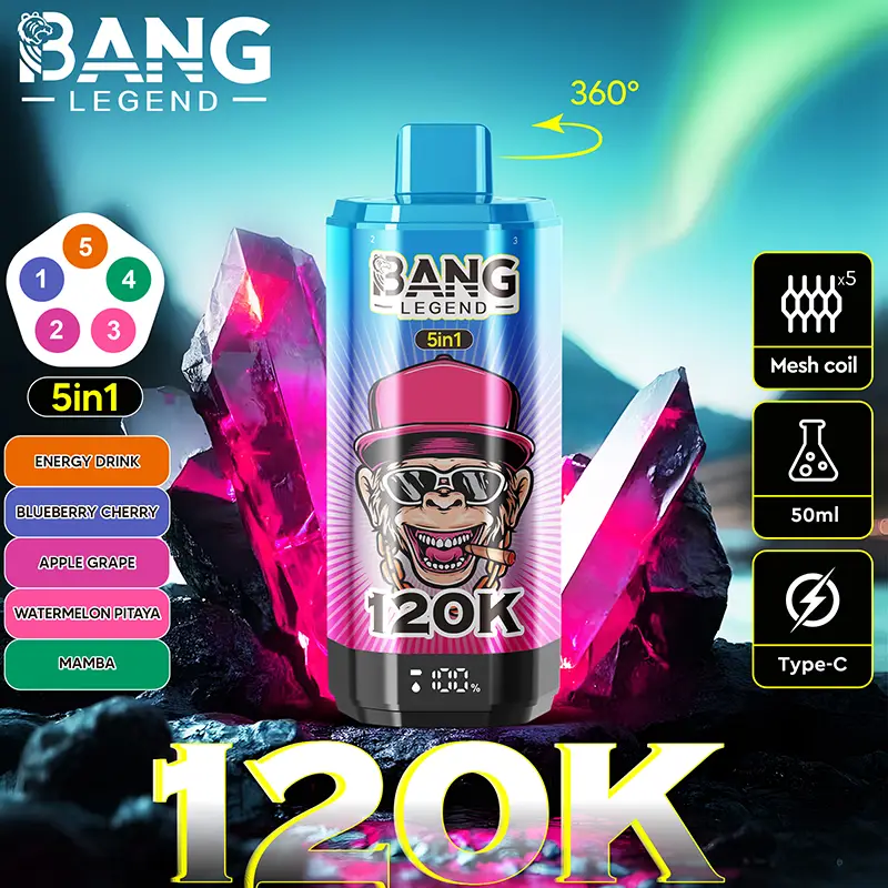 Bang Legend 120K Disposable Vape Front View